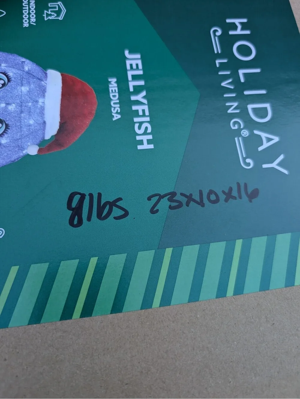 RARE 3.33 FT Twinkling Jellyfish Christmas LED Yard Ornament Coastal Fish HTF